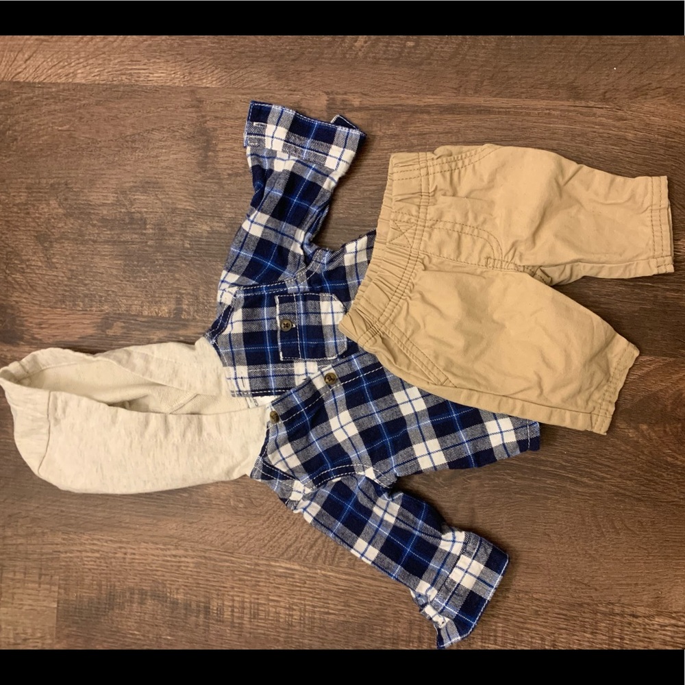 Button up and pants